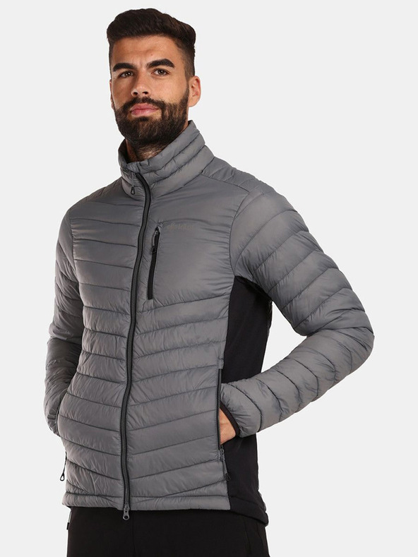 Kilpi Šedá pánská zateplená bunda Kilpi ACTIS-M