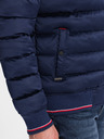 Ombre Clothing Tmavě modrý pánský prošívaný bomber Ombre Clothing