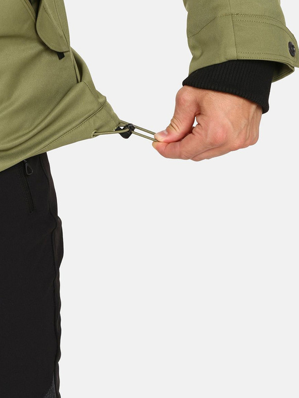 Kilpi Khaki pánská zimní bunda s umělým kožíškem Kilpi ALPHA