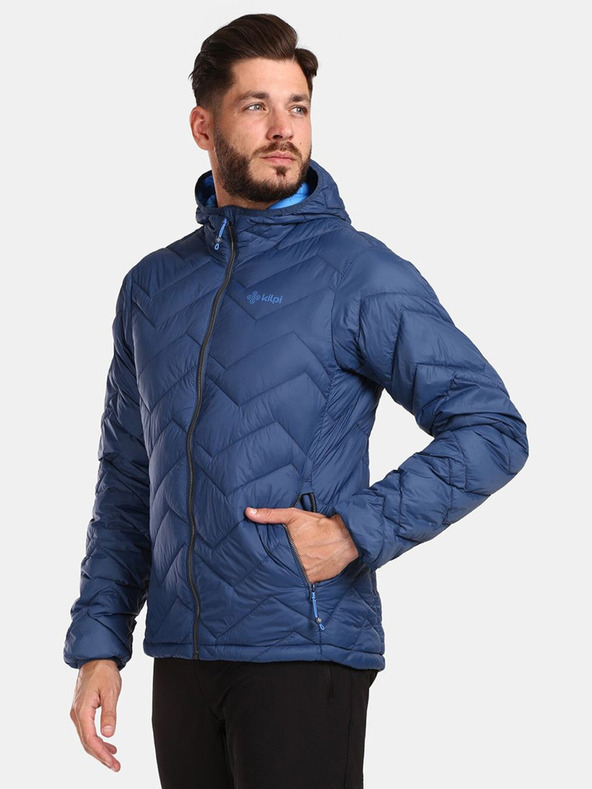Kilpi Tmavě modrá pánská zateplená bunda Kilpi Rebeki-M