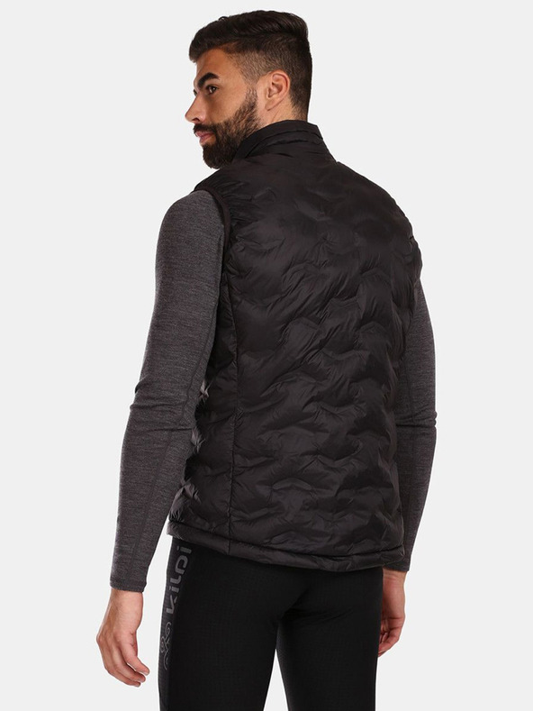 Kilpi Černá pánská zateplená vesta Kilpi Nai-M