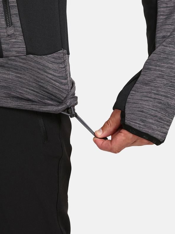 Kilpi Tmavě šedá pánská funkční mikina Kilpi Freni-M