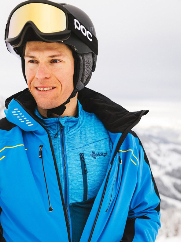 Kilpi Modrá pánská sportovní mikina Kilpi ERIN