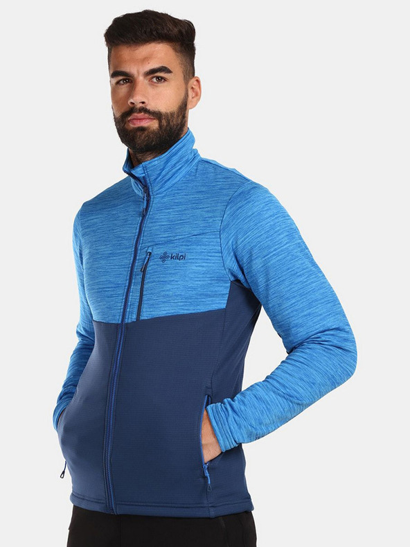 Kilpi Modrá pánská sportovní mikina Kilpi ERIN