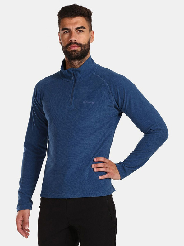 Kilpi Tmavě modrá pánská fleecová mikina Kilpi ALMERI-M