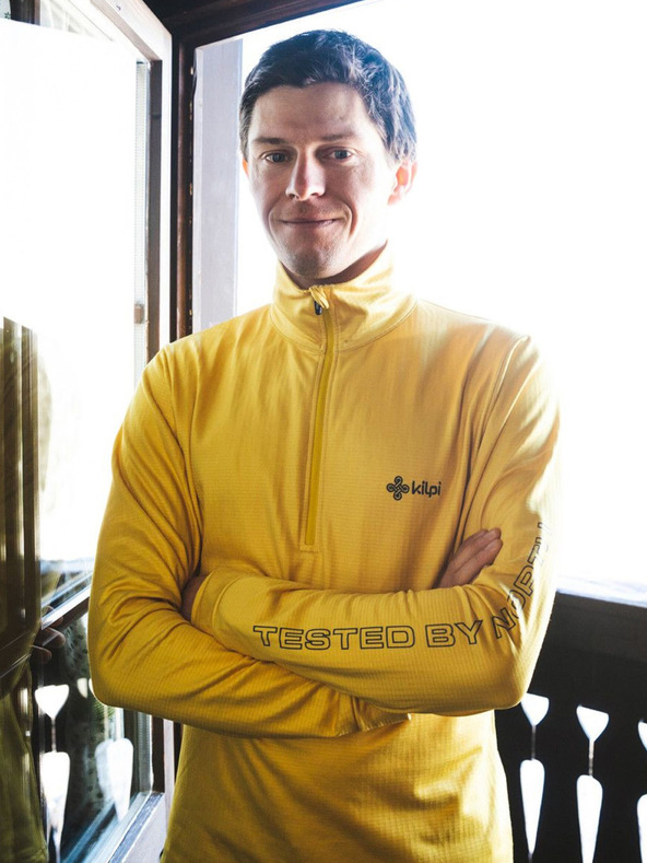 Kilpi Žlutá pánská funkční mikina Kilpi ROLO-M