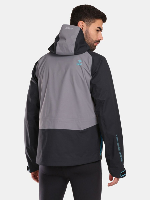 Kilpi Černá pánská hardshellová bunda Kilpi LTD ARCHER-M