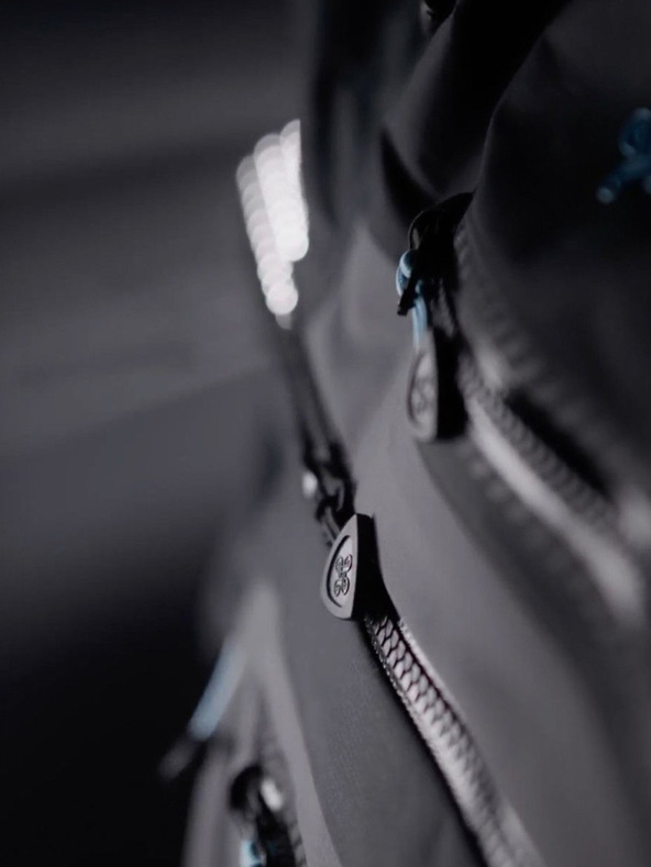 Kilpi Černá pánská hardshellová bunda Kilpi LTD ARCHER-M