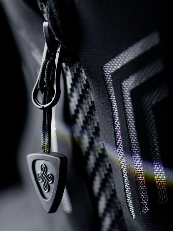 Kilpi Černá pánská luxusní lyžařská bunda Kilpi LTD ASTER-M