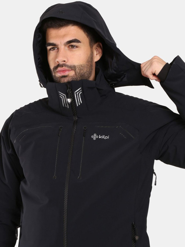 Kilpi Černá pánská luxusní lyžařská bunda Kilpi LTD ASTER-M