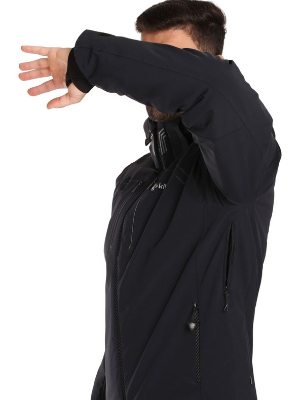 Kilpi Černá pánská luxusní lyžařská bunda Kilpi LTD ASTER-M