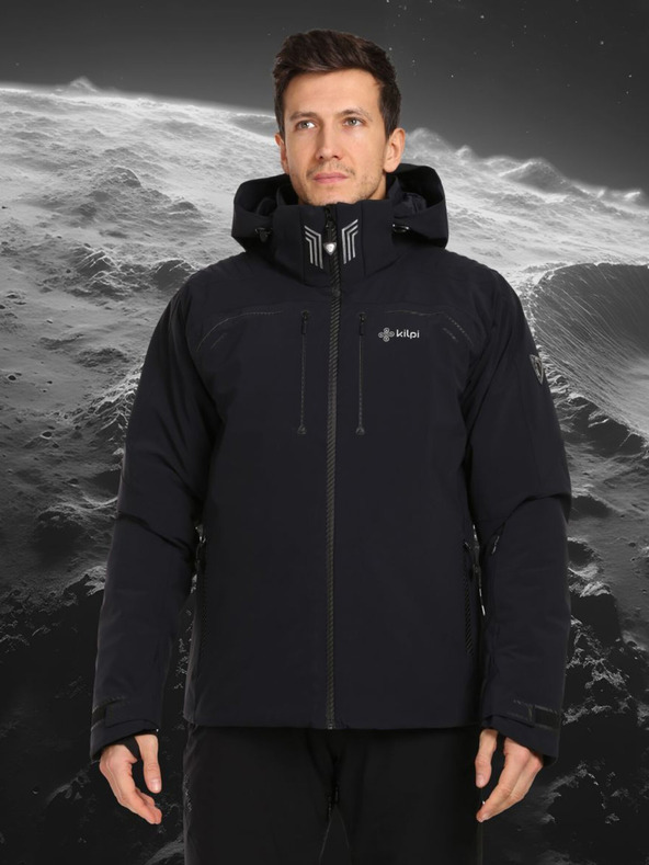 Kilpi Černá pánská luxusní lyžařská bunda Kilpi LTD ASTER-M