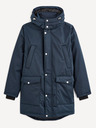 Celio Tmavě modrá pánská zimní parka Celio Cuturino