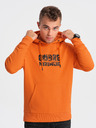 Ombre Clothing Oranžová pánská mikina Ombre Clothing