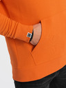 Ombre Clothing Oranžová pánská mikina Ombre Clothing