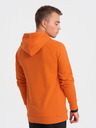 Ombre Clothing Oranžová pánská mikina Ombre Clothing