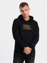 Ombre Clothing Černá pánská mikina Ombre Clothing
