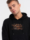 Ombre Clothing Černá pánská mikina Ombre Clothing