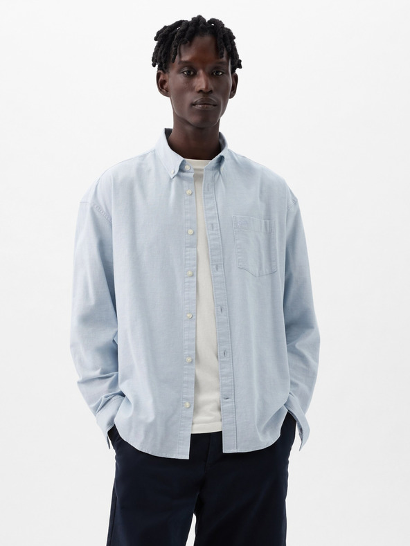 GAP Košile oxford logo oversize GAP