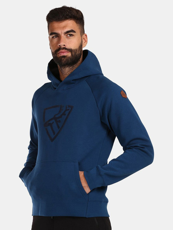 Kilpi Tmavě modrá pánská mikina Kilpi FJELA-M