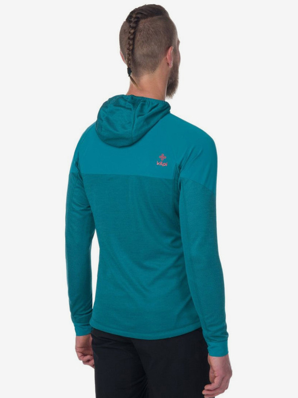 Kilpi Tyrkysová pánská funkční mikina Kilpi MEMPHIS-M