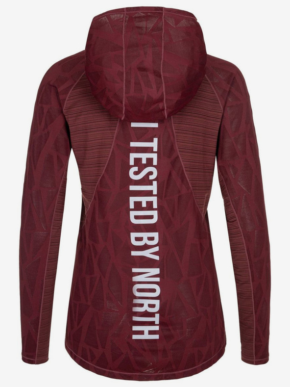 Kilpi Vínová dámská sportovní mikina s kapucí Kilpi AILEEN