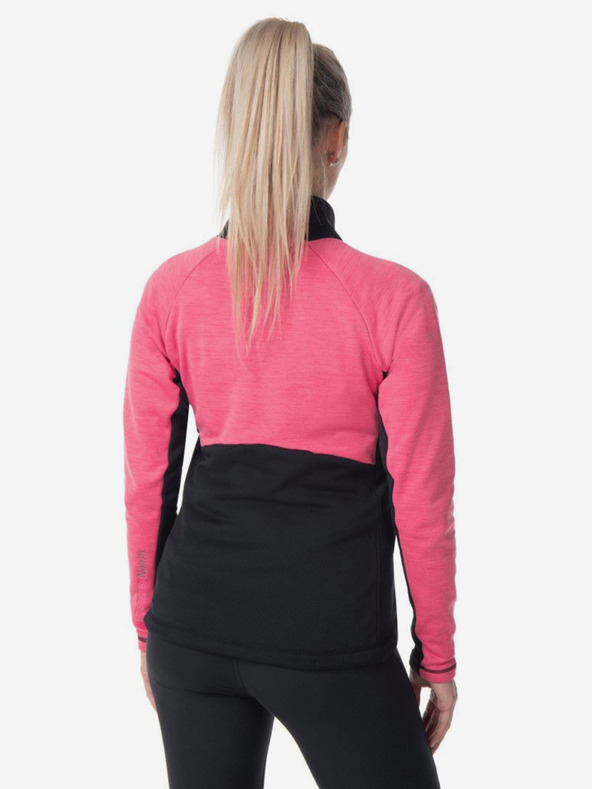 Kilpi Růžová dámská mikina bez kapuce Kilpi TOMMS-W