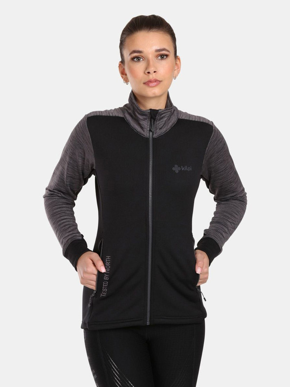 Kilpi Černá dámská funkční mikina Kilpi SIREN-W