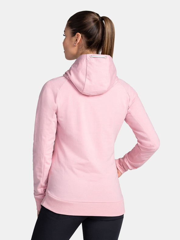 Kilpi Světle růžová dámská mikina Kilpi SOHEY-W