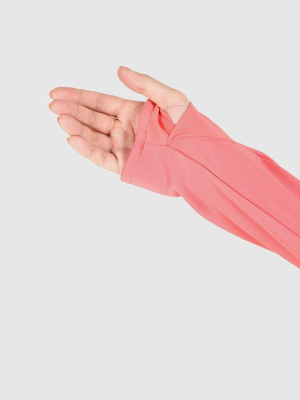 Kilpi Šedo-růžová dámská fleecová mikina Kilpi VERSAM-W