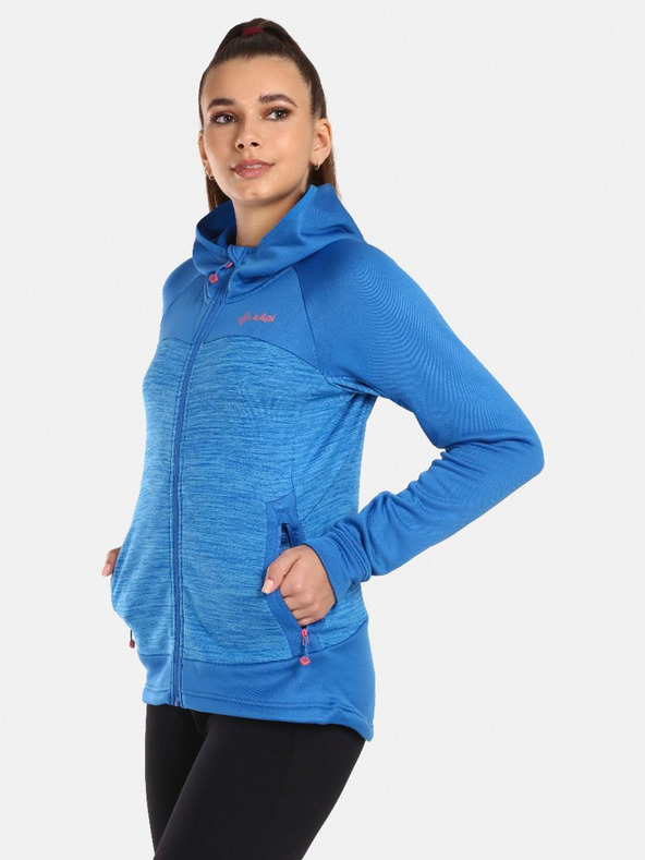 Kilpi Modrá dámská žíhaná funkční mikina Kilpi LAYANA-W
