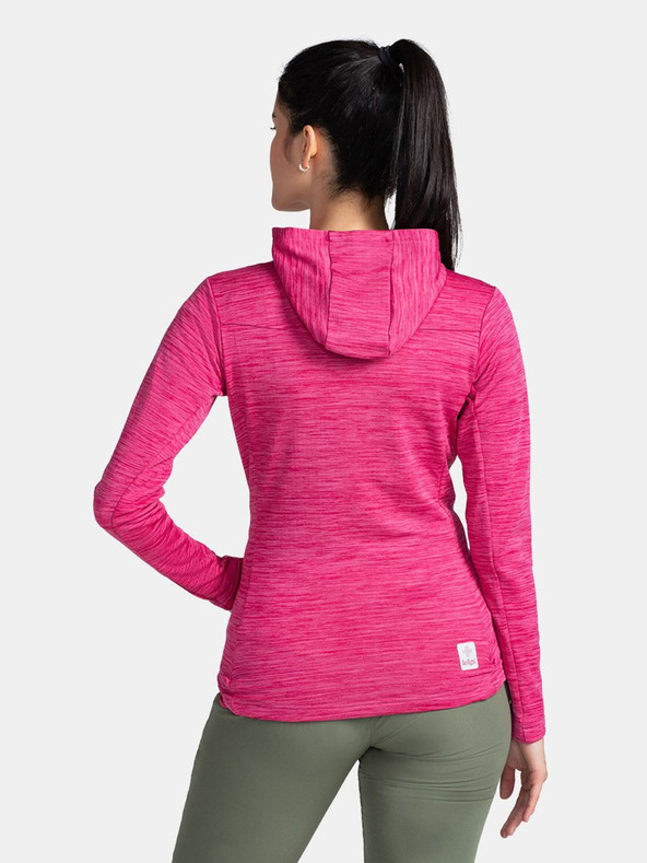 Kilpi Růžová dámská sportovní mikina s kapucí Kilpi SEVELEN-W