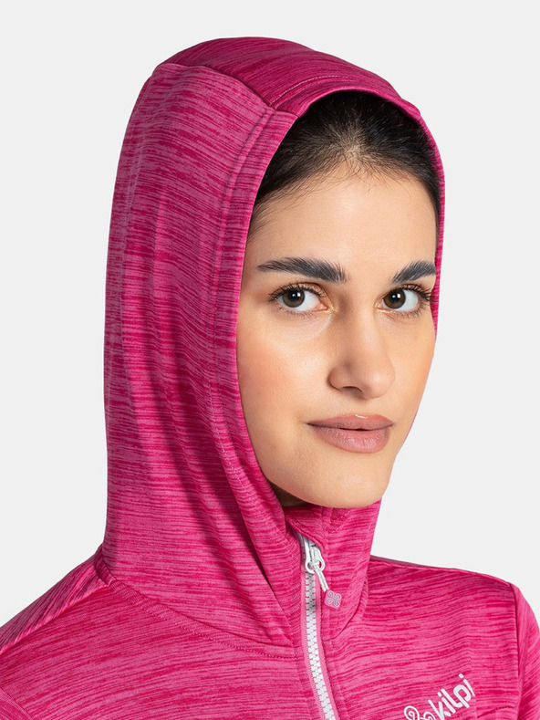 Kilpi Růžová dámská sportovní mikina s kapucí Kilpi SEVELEN-W