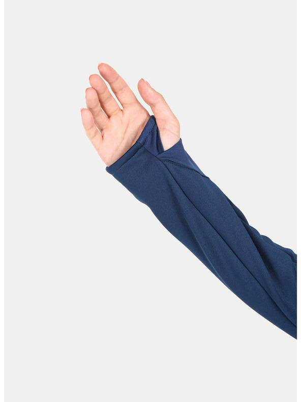 Kilpi Šedo-modrá dámská fleecová mikina Kilpi VERSAM-W