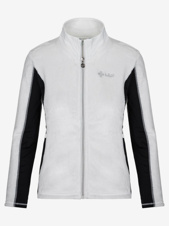 Kilpi Černo-bílá dámská flísová mikina na zip Kilpi SKATHI