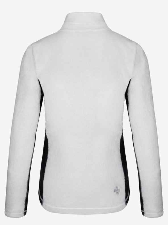 Kilpi Černo-bílá dámská flísová mikina na zip Kilpi SKATHI