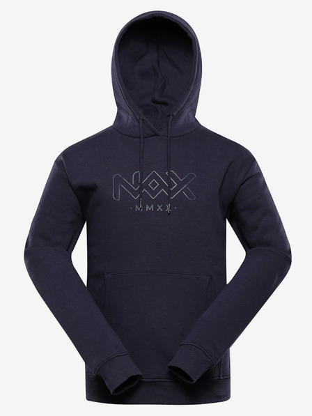 NAX Tmavě modrá pánská mikina NAX Azer