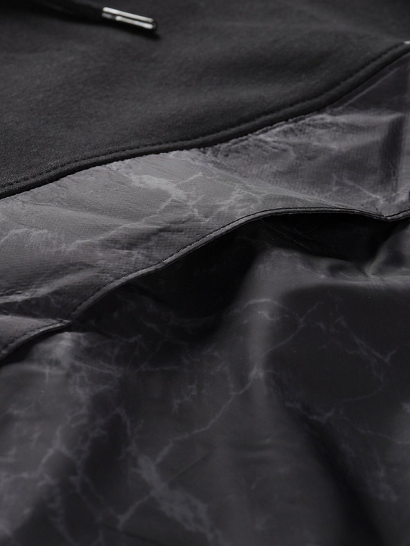 ALPINE PRO Černá pánská mikina ALPINE PRO Bord