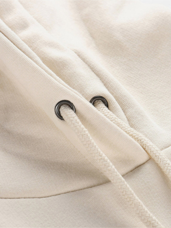 NAX Krémová dámská mikina NAX Werena