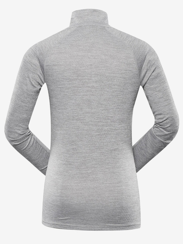 ALPINE PRO Světle šedé dámské sportovní tričko ALPINE PRO Wenpa