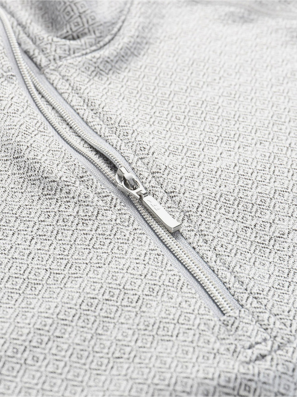 ALPINE PRO Světle šedé dámské sportovní tričko ALPINE PRO Wenpa