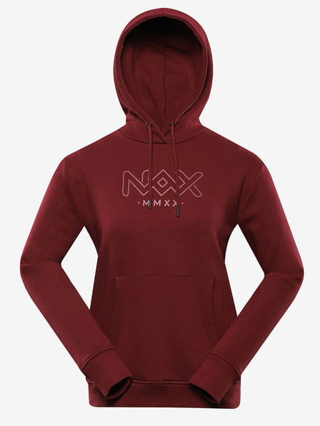 NAX Vínová dámská mikina NAX Werena