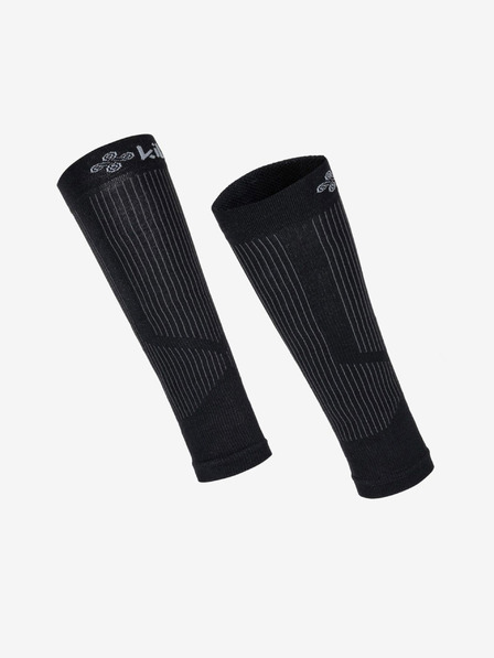 Kilpi Černé unisex kompresní návleky na lýtka Kilpi PRESS