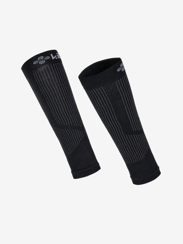 Kilpi Černé unisex kompresní návleky na lýtka Kilpi PRESS