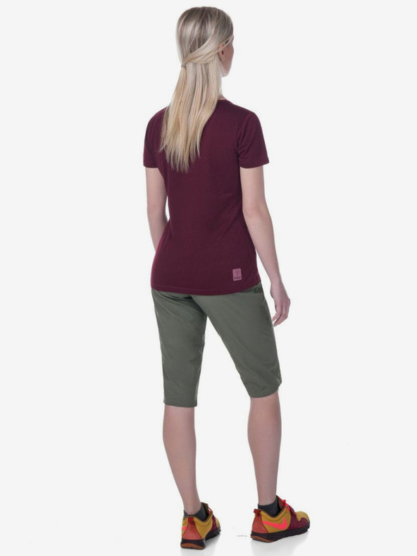 Kilpi Tmavě růžové dámské sportovní tričko Kilpi GAROVE