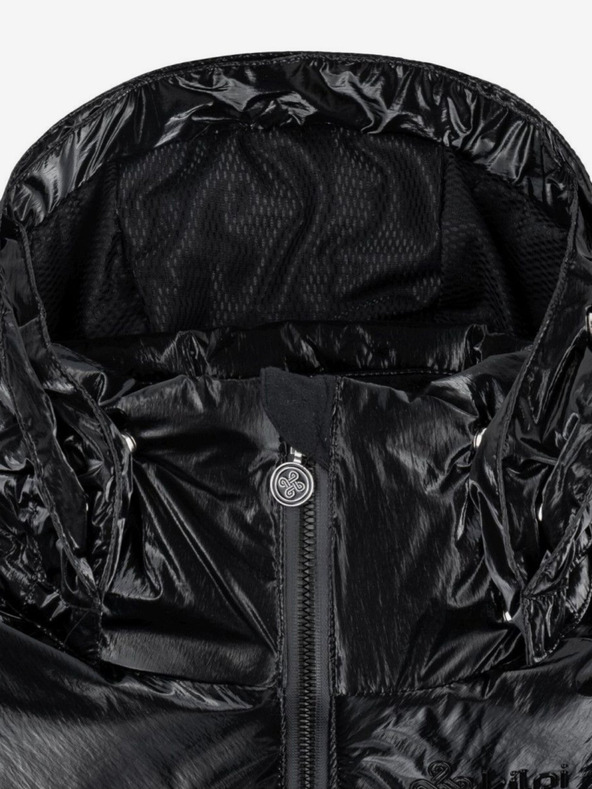 Kilpi Černá dámská lyžařská bunda s umělým kožíškem Kilpi DALILA