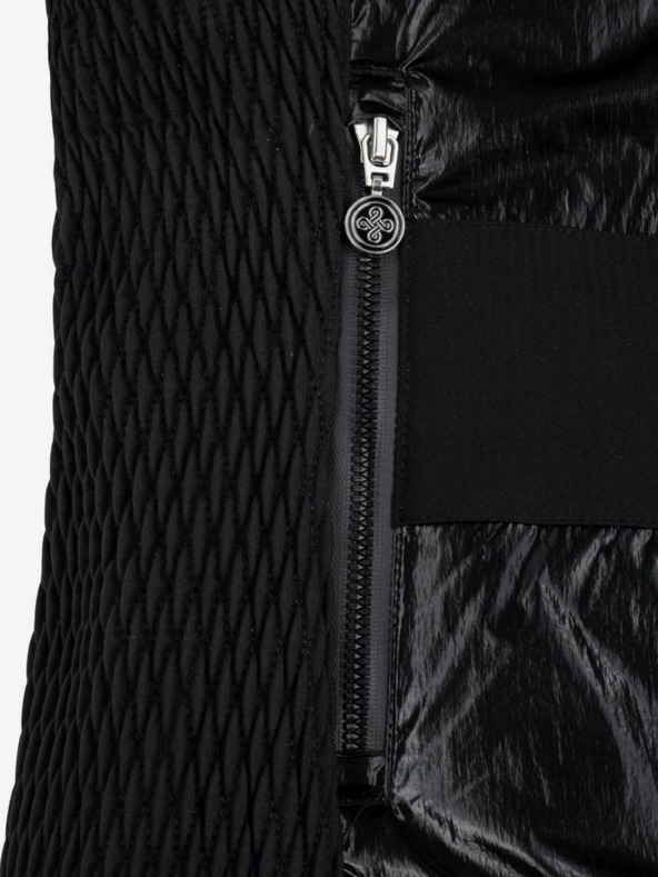 Kilpi Černá dámská lyžařská bunda s umělým kožíškem Kilpi DALILA