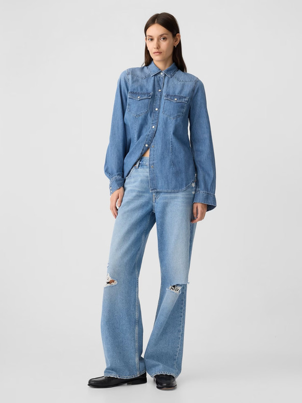 GAP Džínová košile western GAP