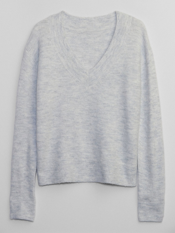 GAP Pletený svetr s výstřihem V GAP
