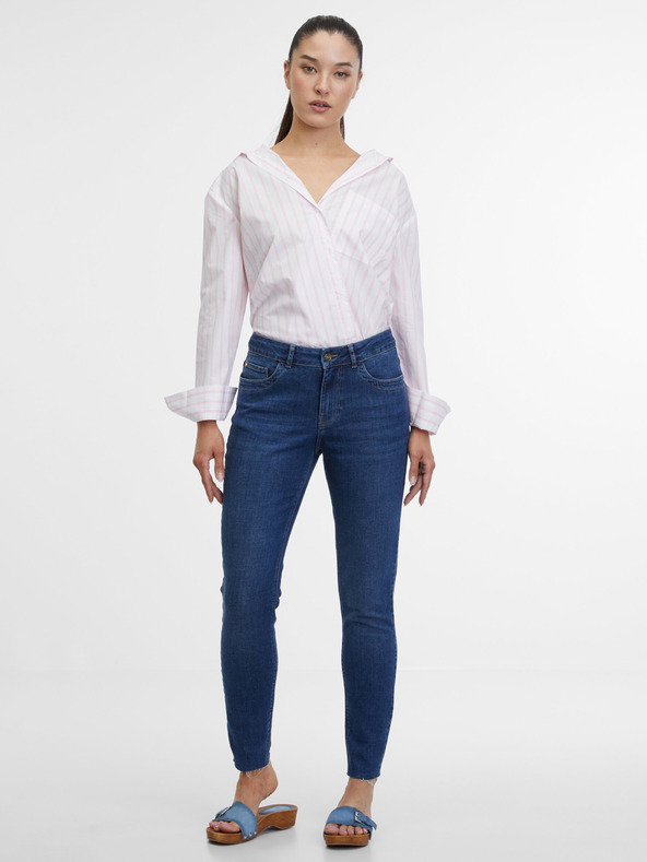 Orsay Světle růžová dámská košile ORSAY